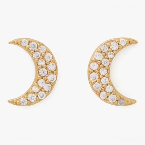 kate spade Jewelry - Kate spade earrings You’re A Gem Crescent Moon Studs